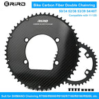 Riro Carbon 110Bcd Chainring Carbon Road Bike Chainring 50-34T 52-36T 53-39T 54-40T for R7100 R8100 R9200 110 Bcd Crown Aluminum