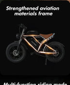 1000W Motor Electric bike 48V 55AH 20-inch Snow Tire Electric bicycle Outdoor adult Off-Road Bicycle Mountain Ebike