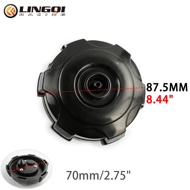 Universal Off Road Vehicle Fuel Gas Tank Cap Lid Replacement Plastic Covers for 49cc 70cc 90CC 110cc ATV Dirt Bike Accessories