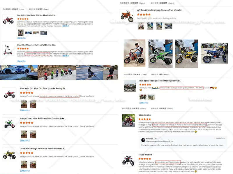 Warehouse Factory Directly 50Cc 2Stroke Petrol All Model Pocket Bike Gas Powered Small Motocross