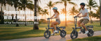 Mini Folding Electric Bike 48V 400W 30AH 14-inch Electric City Bike Folding Electric Bicycle Cheap Adult Battery Powered Scooter