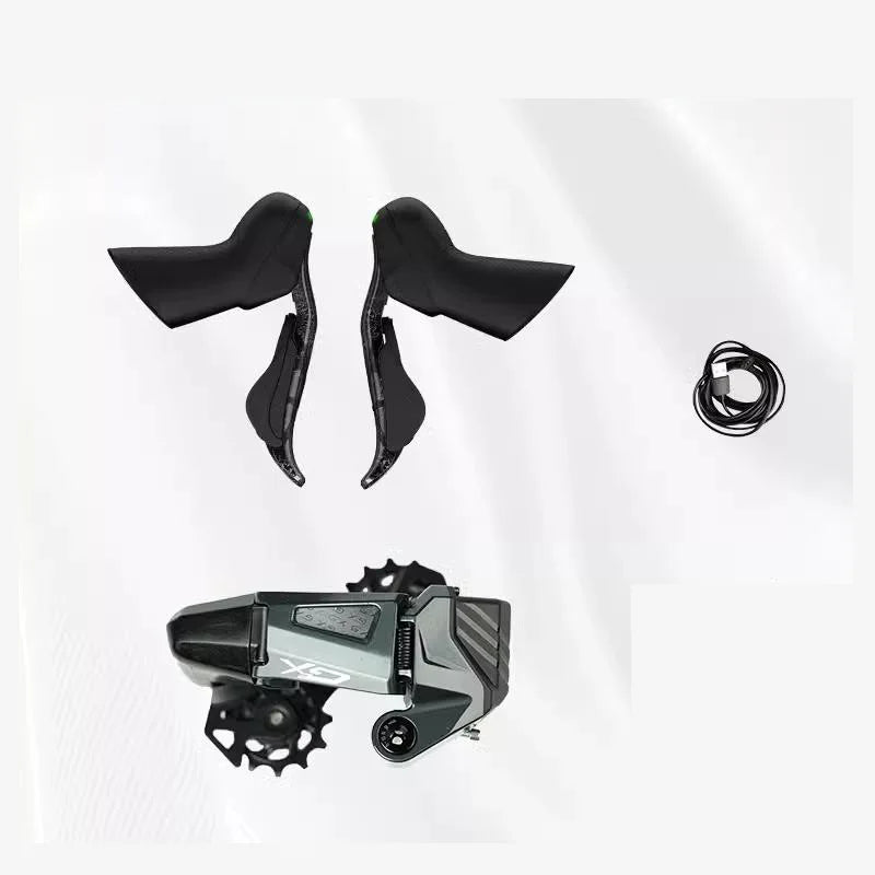 Wheeltop New GeX Gravel Bike Wireless Electronic Shifte Groupset r Single Chainring 7-13 Speed High-Tension Rear Derailleur