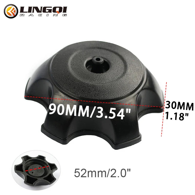 Universal Off Road Vehicle Fuel Gas Tank Cap Lid Replacement Plastic Covers for 49cc 70cc 90CC 110cc ATV Dirt Bike Accessories