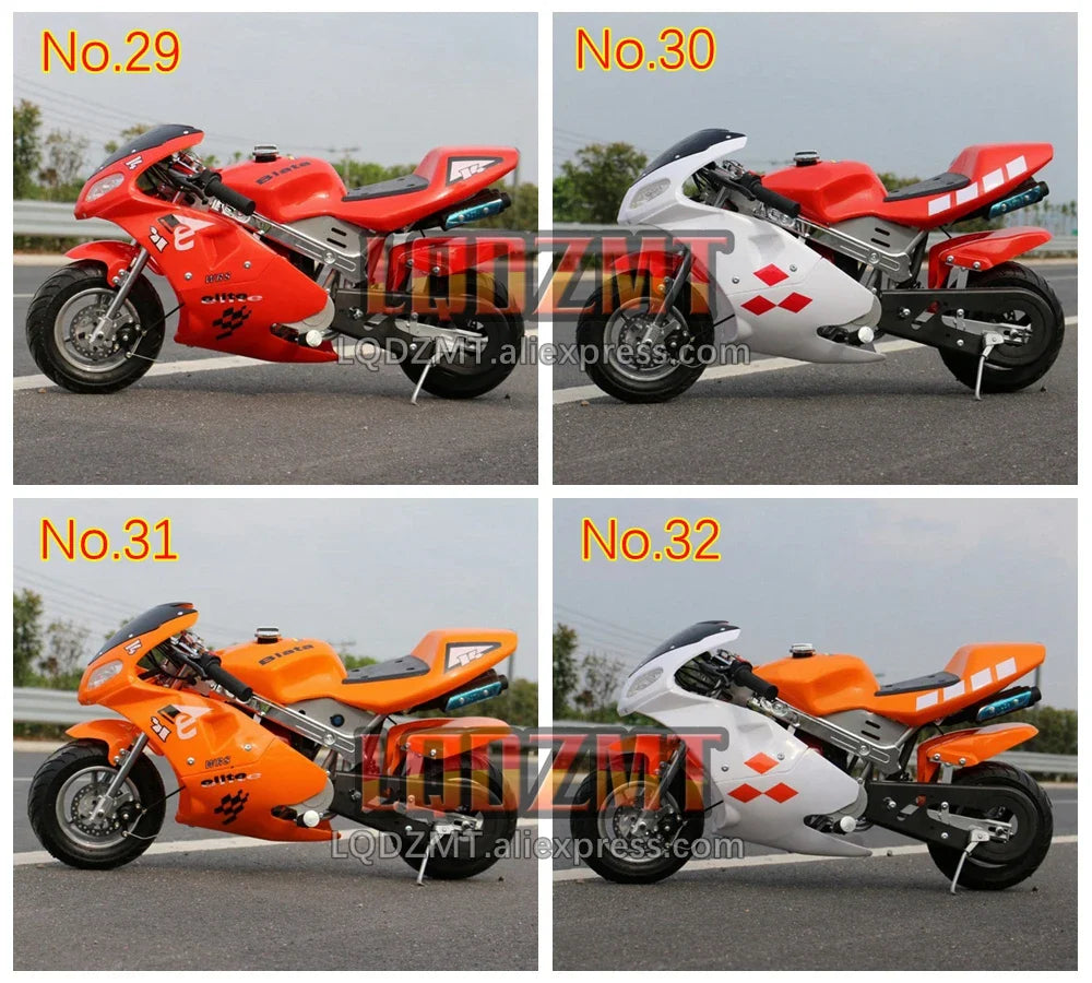 49CC 50CC 4-Stroke Gasoline MINI Motorcycle Street Sports Racing Small Dirt Bikes Adult Children Boy Girl Child Men Women MOTO