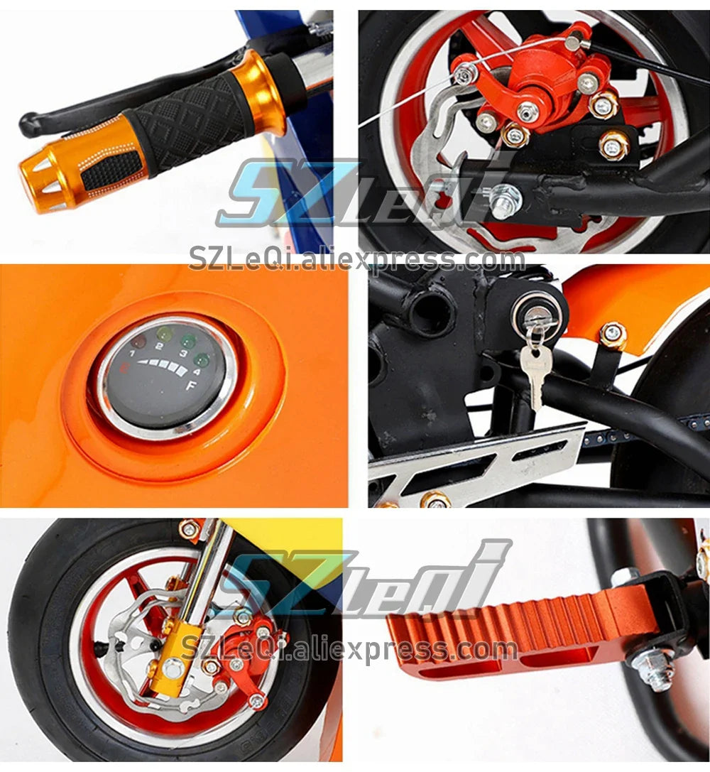 49CC 50CC 2Stroke Mini Motorcycle Small Buggy Gasoline Scooter ATV off-road Superbike Adult Vehicle Mountain Child Gas Moto Bike