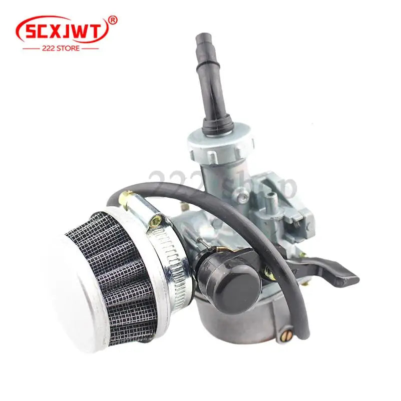 Motorcycle Carburetor PZ19 19mm Set with Air Filter for 50 70 90 110cc Universal ATV Off-road Dirt Pit Bike Motocross