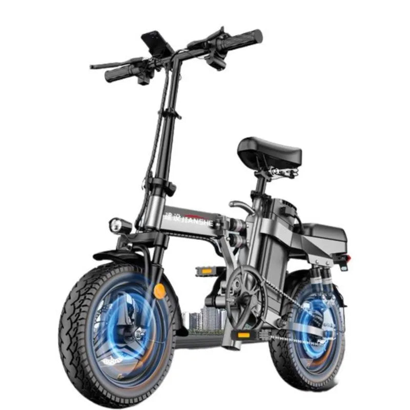 전기 자전거 Folding Electric Bicycles For Driving, Ultra-light and Portable Mini Lithium Batteries E Bike
