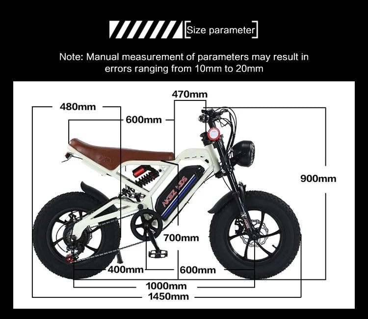 Mini motorcycle children riding electric bike 350W motor 36V 16Ah battery 16 inch tire E bike new urban sports electric bicycle