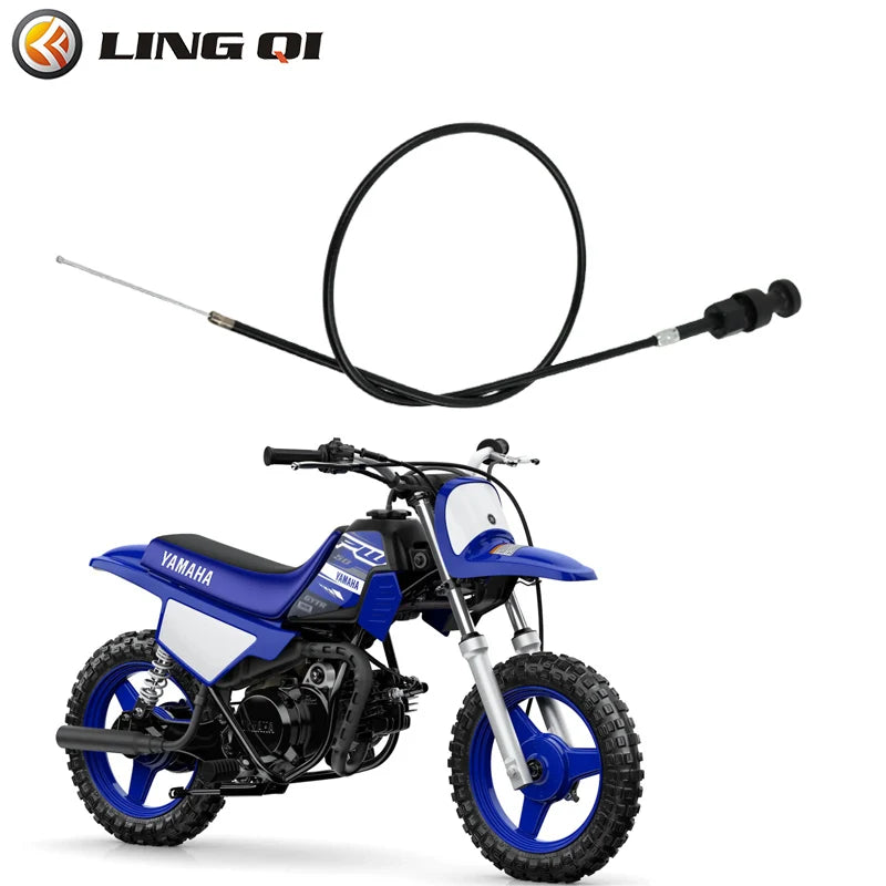 LINGQI Replacement Starter Choke Cable Fit for  PW50 PY50 Pit Pro Dirt Bike Y-Zinger Peewee 50 Mini Dirt Bike
