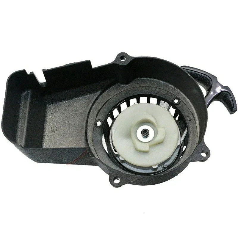 Lyr For  Moto Quad ATV Black Alloy Pull Start Recoil Starter with Screws  2 Stroke 47cc 49cc Pocket Coolster SX50 Mini Dirt Bike