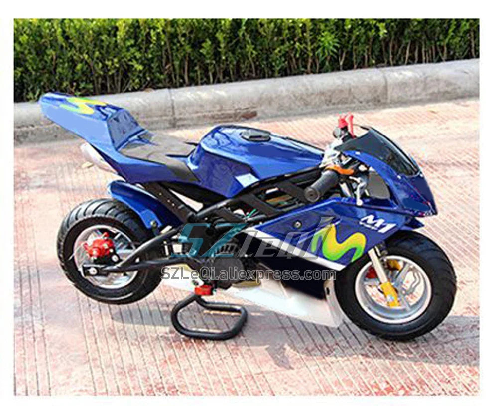 49CC 50CC 2Stroke Mini Motorcycle Small Buggy Gasoline Scooter ATV off-road Superbike Adult Vehicle Mountain Child Gas Moto Bike