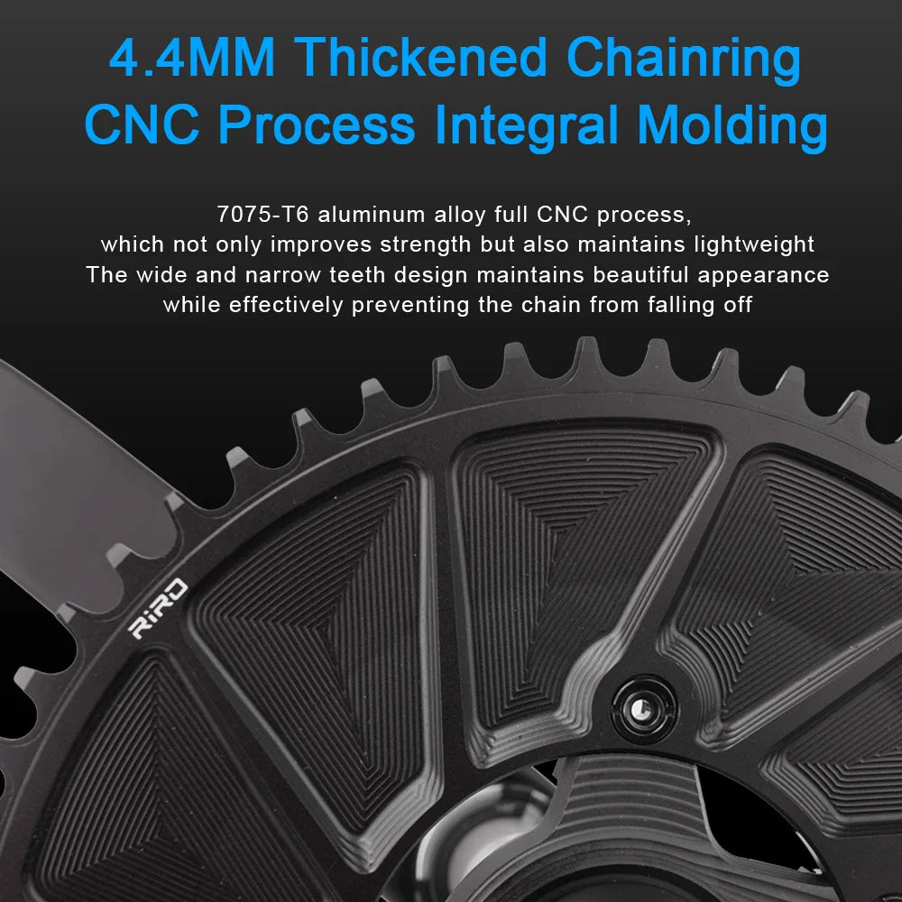 RIRO 110 BCD Chainring 9/10/11/12S Road Bike Chainring Aluminum Alloy Road Bicycle Chainwheel for SHIMANO R7000 R8000 R9100