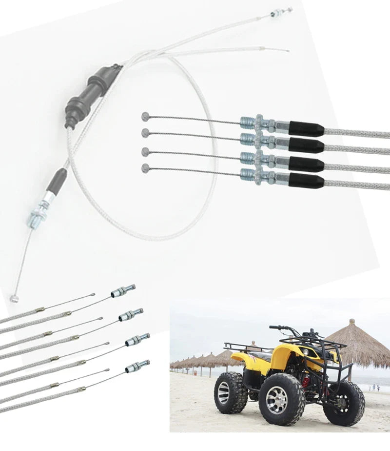 LINGQI Universal Throttle Cable Line for 49cc 50cc 70cc 90cc 110cc 125cc ATV Quad 4 Wheeler Mini Pit Dirt Bike