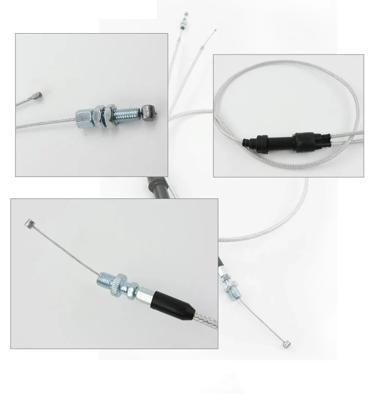 LINGQI Universal Throttle Cable Line for 49cc 50cc 70cc 90cc 110cc 125cc ATV Quad 4 Wheeler Mini Pit Dirt Bike