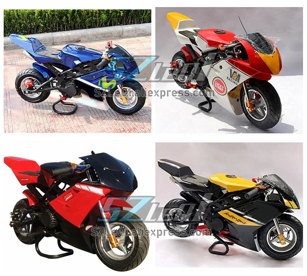 49CC 50CC 2Stroke Mini Motorcycle Small Buggy Gasoline Scooter ATV off-road Superbike Adult Vehicle Mountain Child Gas Moto Bike