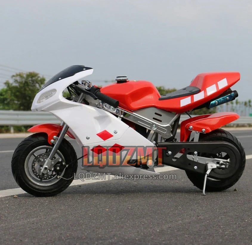 49CC 50CC 4-Stroke Gasoline MINI Motorcycle Street Sports Racing Small Dirt Bikes Adult Children Boy Girl Child Men Women MOTO