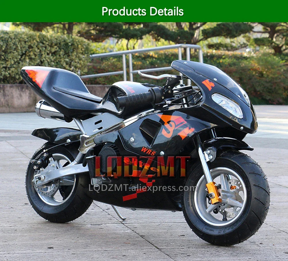 49CC 50CC 4-Stroke Gasoline MINI Motorcycle Street Sports Racing Small Dirt Bikes Adult Children Boy Girl Child Men Women MOTO