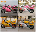 49CC 50CC 4-Stroke Gasoline MINI Motorcycle Street Sports Racing Small Dirt Bikes Adult Children Boy Girl Child Men Women MOTO