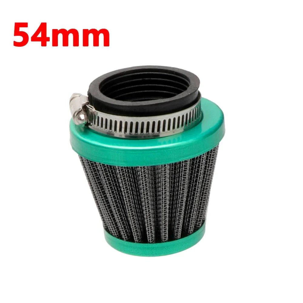 Universal 45mm 50mm 54mm 58mm Mushroom Head Motorcycle Carburetor Air Filter Cleaner Intake For ATV UTV Quad Dirt Pit Bike