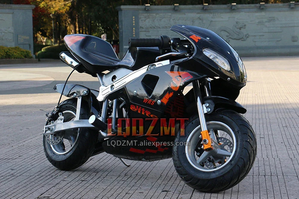 49CC 50CC 4-Stroke Gasoline MINI Motorcycle Street Sports Racing Small Dirt Bikes Adult Children Boy Girl Child Men Women MOTO