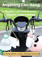 2Pcs/Set Electric Bike Hook,Front Universal Bicycle,Motorcycle Hook,Helmet Buckle,Special Electric Bike Storage