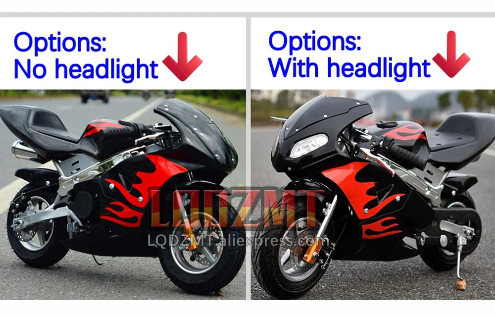 49CC 50CC 4-Stroke Gasoline MINI Motorcycle Street Sports Racing Small Dirt Bikes Adult Children Boy Girl Child Men Women MOTO