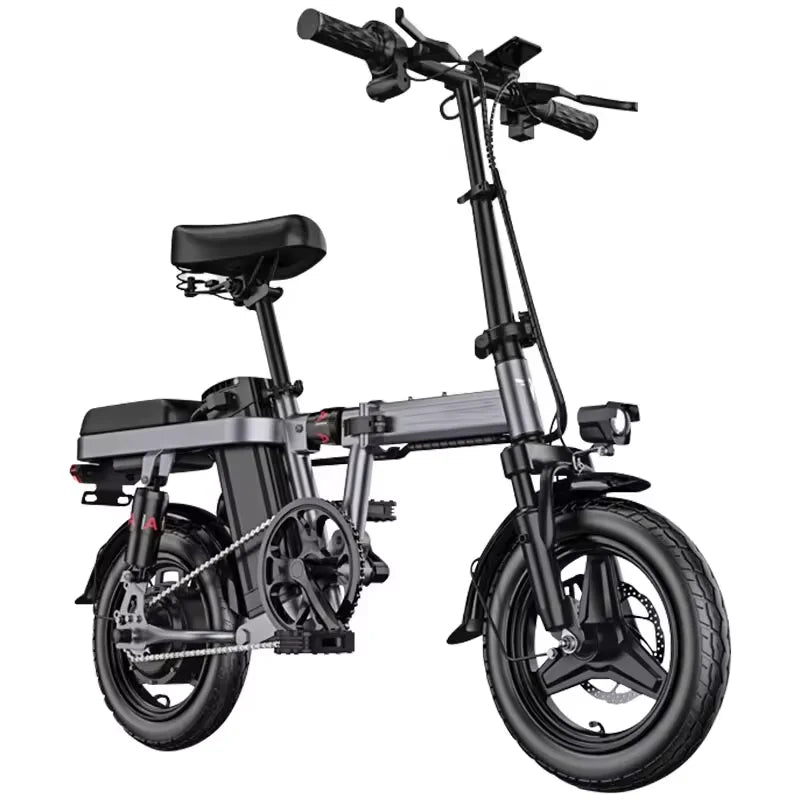 China Factory Mini Size Folding Electric Bicycle 48V 14 Inch Electric City Bike Foldable Electric Bike